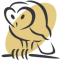 OWL-Logo, Eule mit braunem Fleck.
